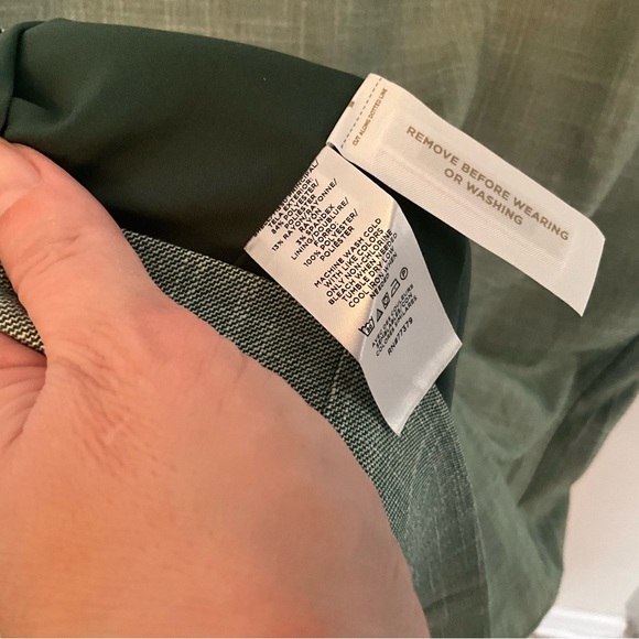 NWT Ann Taylor Green Dress Size 14 - Picture 2 of 4